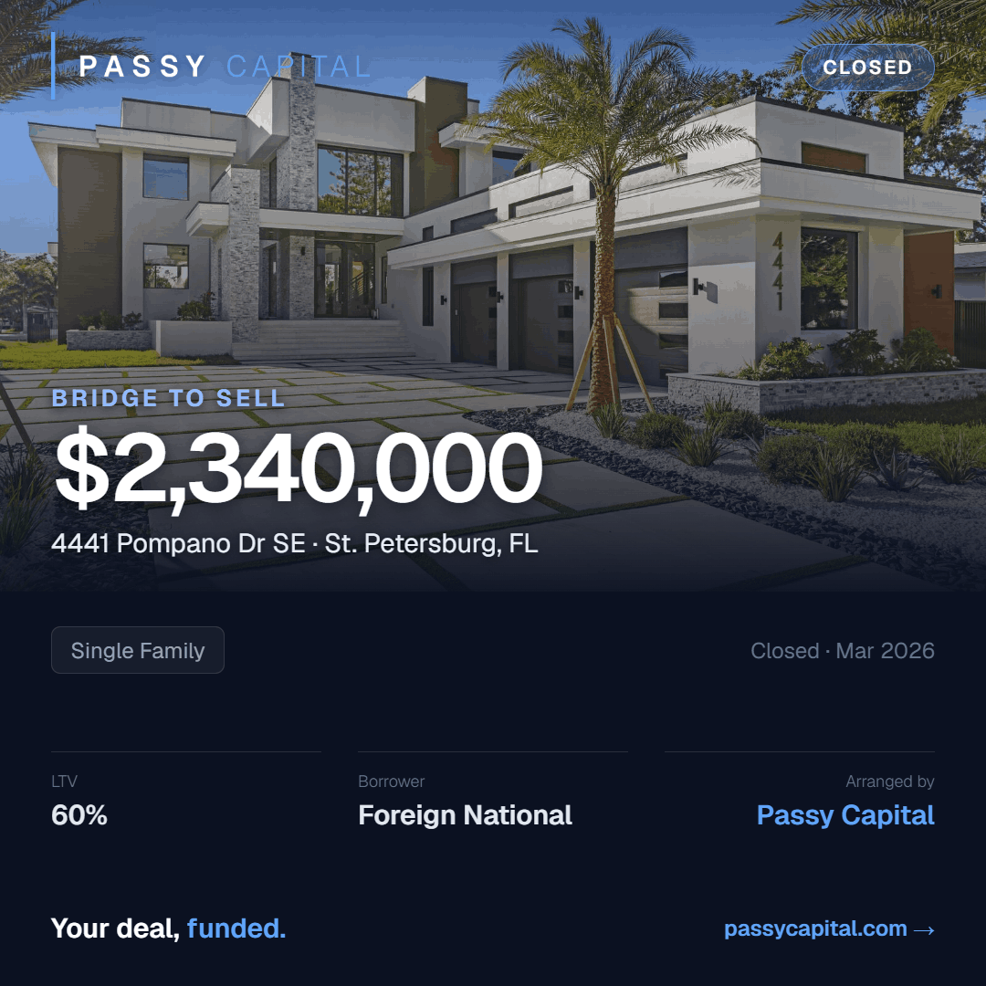$2,340,000 Bridge Loan in St Petersburg, FL